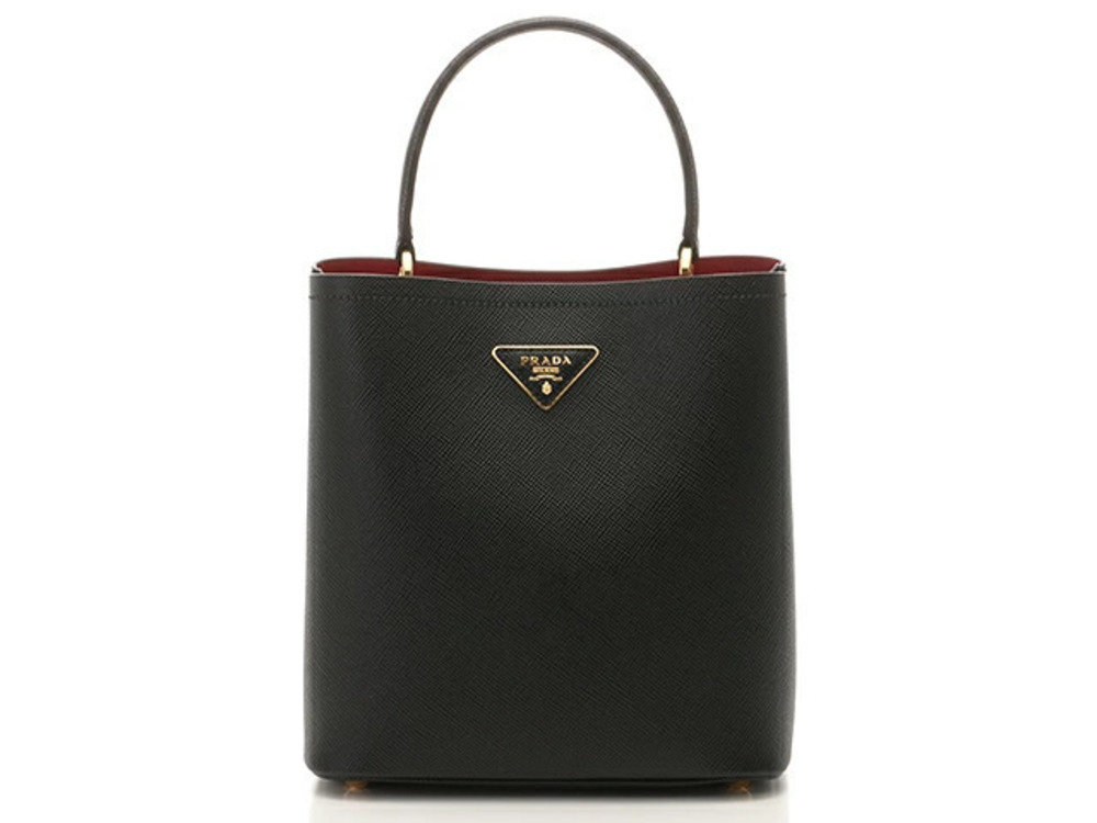 Prada Bag Panier Saffiano Leather Black